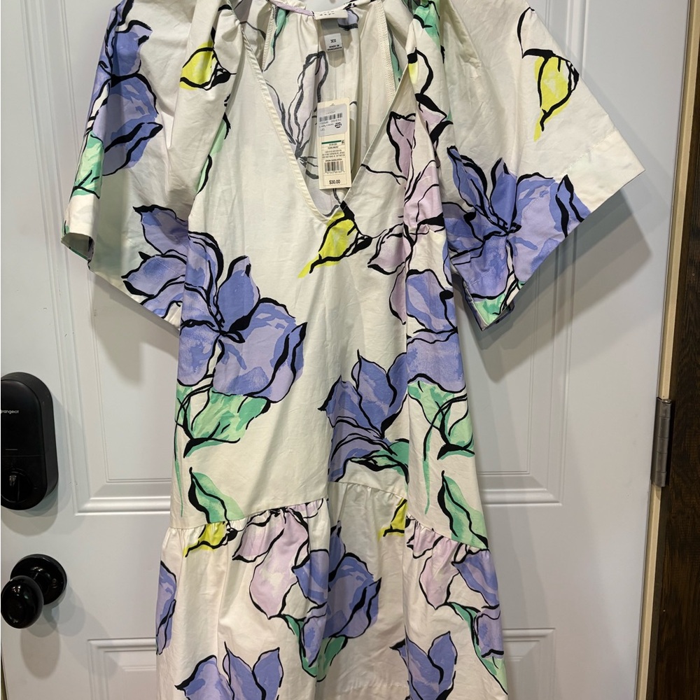 Floral V-Neck Dress